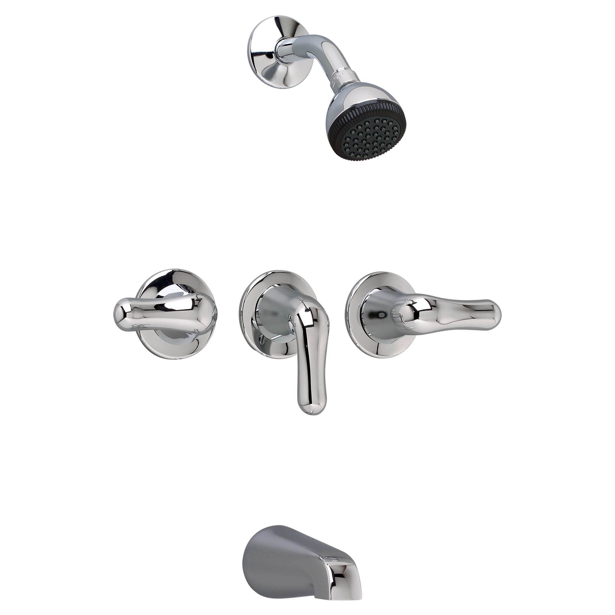 Colony® Soft 2.5 gpm/9.5 L/min 3-Handle Tub and Shower Valve and Trim Kit With Lever Handles